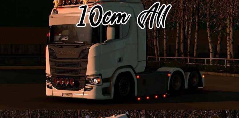 ETS2 - Lowered Chassis for Scania PGRS 10CM (1.39.x)