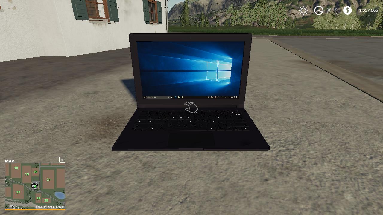 FS19 - LapTop Pickupable Wip V1.0