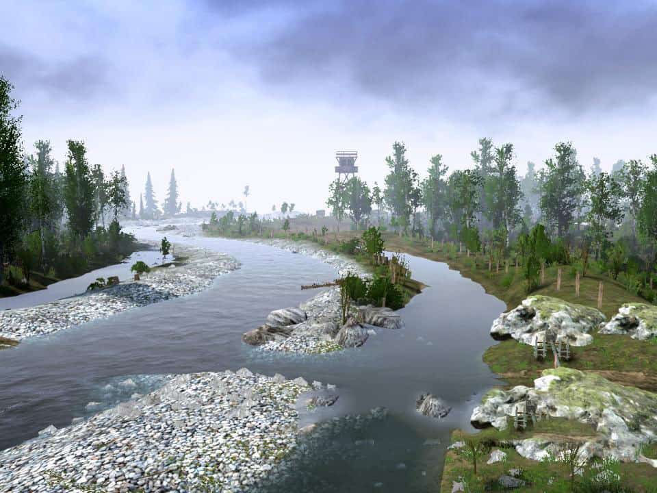 Spintires:Mudrunner - Border Zone Map V1