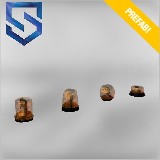 FS19 - DE 4 Gyrophares Prefab Pack V1.0
