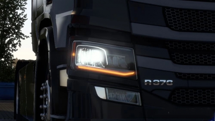 ETS2 - Orange DRL for Scania NG (1.41.x)