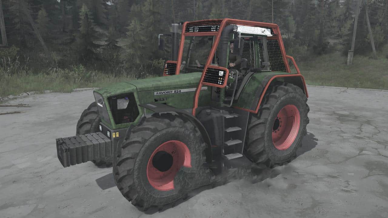 Spintires:Mudrunner - Fendt Favorit 824 Turboshift Tractor V1.0