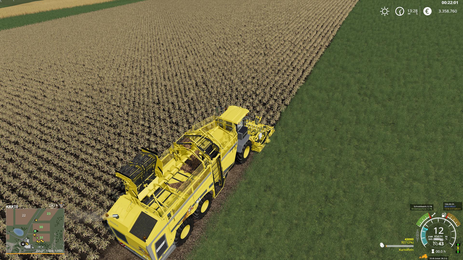 FS19 - Standard Holmer und Ropa Maschinen Kartoffel Ready V1.0.1.0