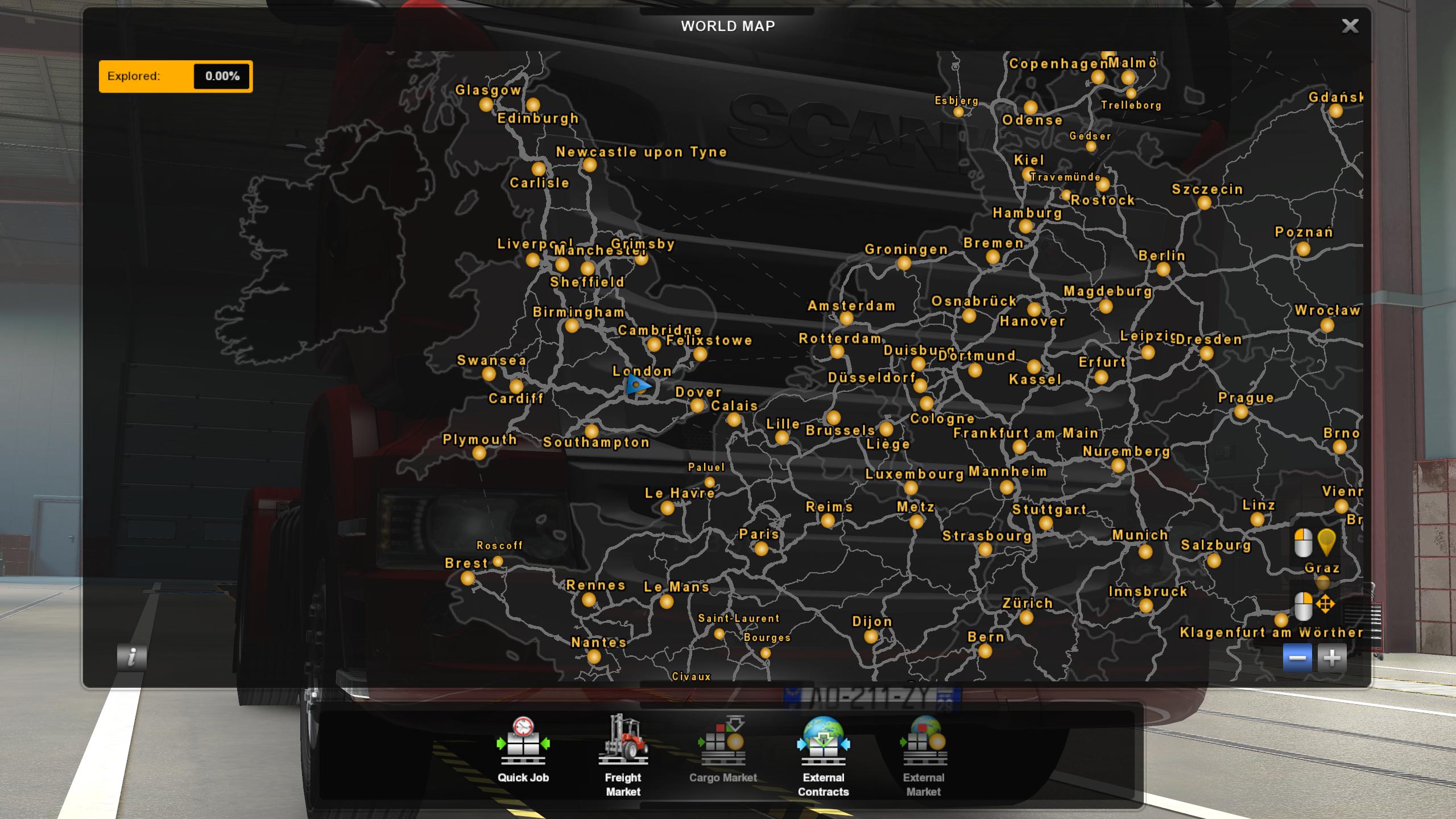 Что дает длс. Euro Truck Simulator 2 карта. Euro Truck Simulator 2 карта без ДЛС. Карта DLC ETS 2. Euro Truck Simulator 2 1.37.