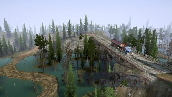 Spintires:Mudrunner - Roller Coaster Map V1.0