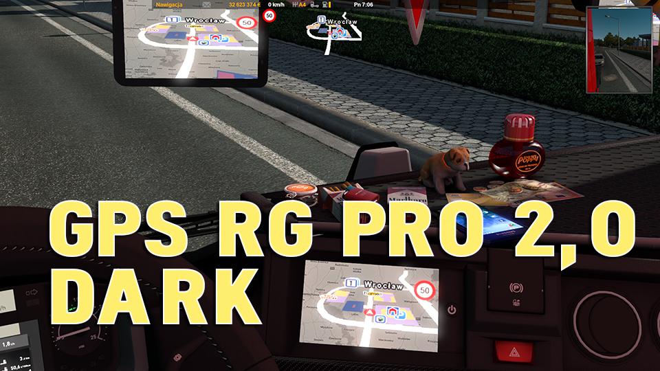 ETS2 - Gps Rg Pro Dark V2.0 (1.35.x)