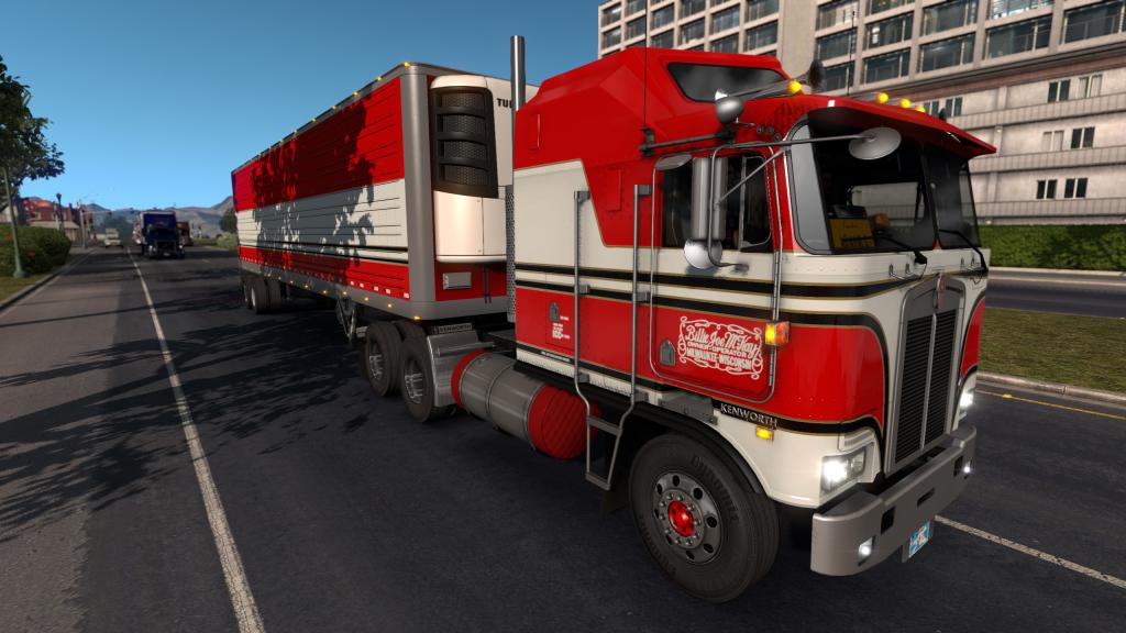 ATS - Kenworth K100E and Trailer BJ and The Bear Truck Skin V1.1 (1.36