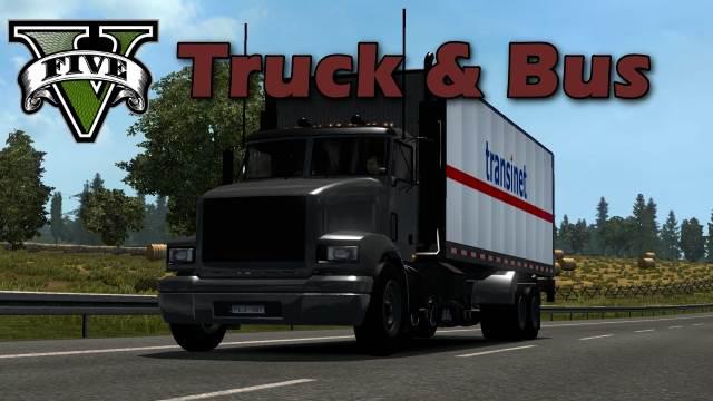 ETS2 - GTA V Truck & Bus Traffic Pack V1.0 (1.35.X)