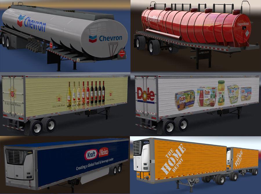 ATS - Real Companies & Trailers Pack V1.8 (1.36.X)