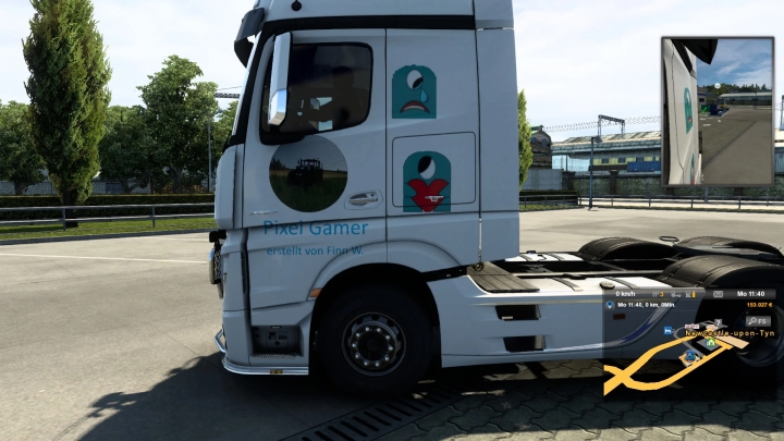 ETS2 - Pixei Gamer Skin Mercedes 2014 V1.2 (1.40.x)