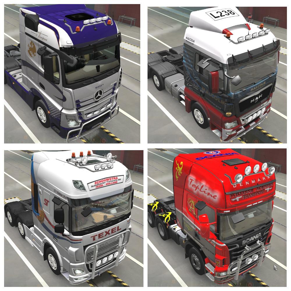 ETS2 - Tuned Trucks in The Orders V3.0 (1.38.x)