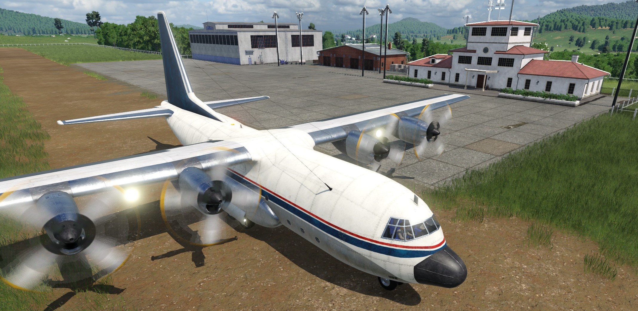 Transport Fever 2 - Hercules Short-Field Capability