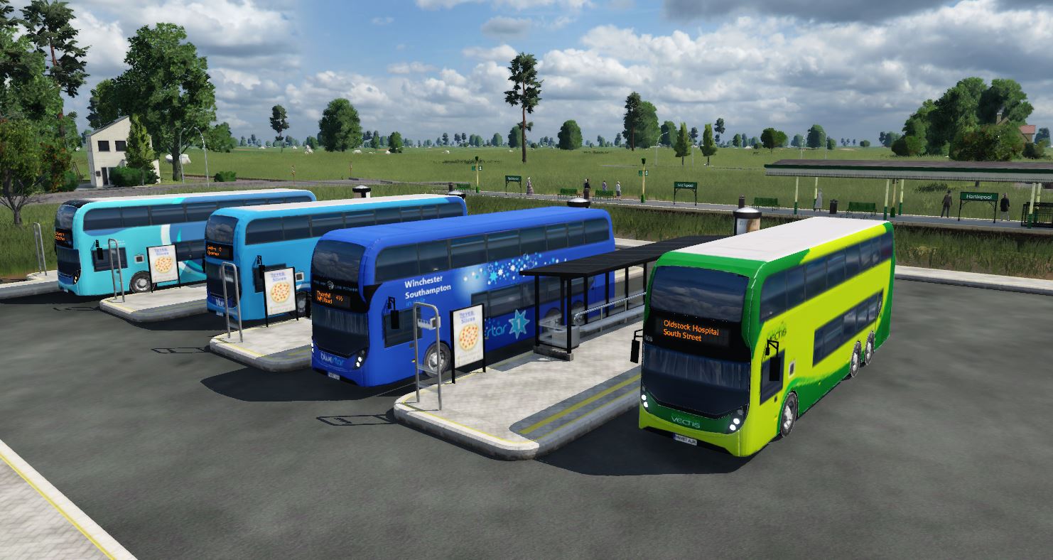 Transport Fever 2 - Enviro500 Southern Vectis, BlueStar and Stagecoach Liveries