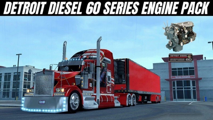 ATS - Detroit Diesel 60 Series Engine Pack V1.0 (1.40.x)