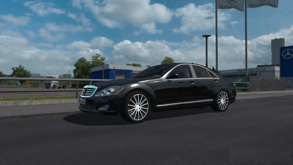 ETS2 - Mercedes-Benz S350 2009 V1.2 (1.37.x)