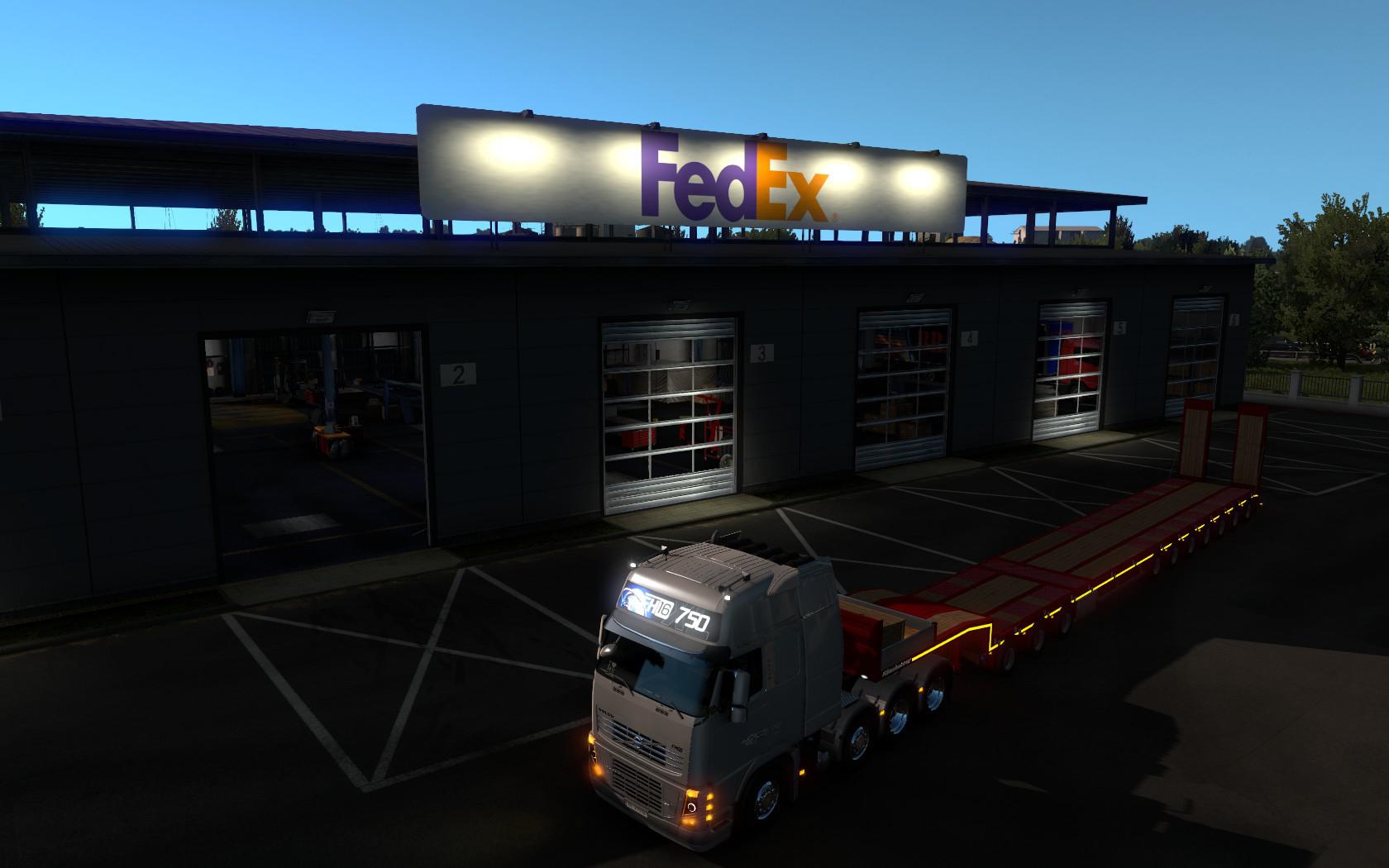 ETS2 - Fedex Garage Mod (1.39.x)