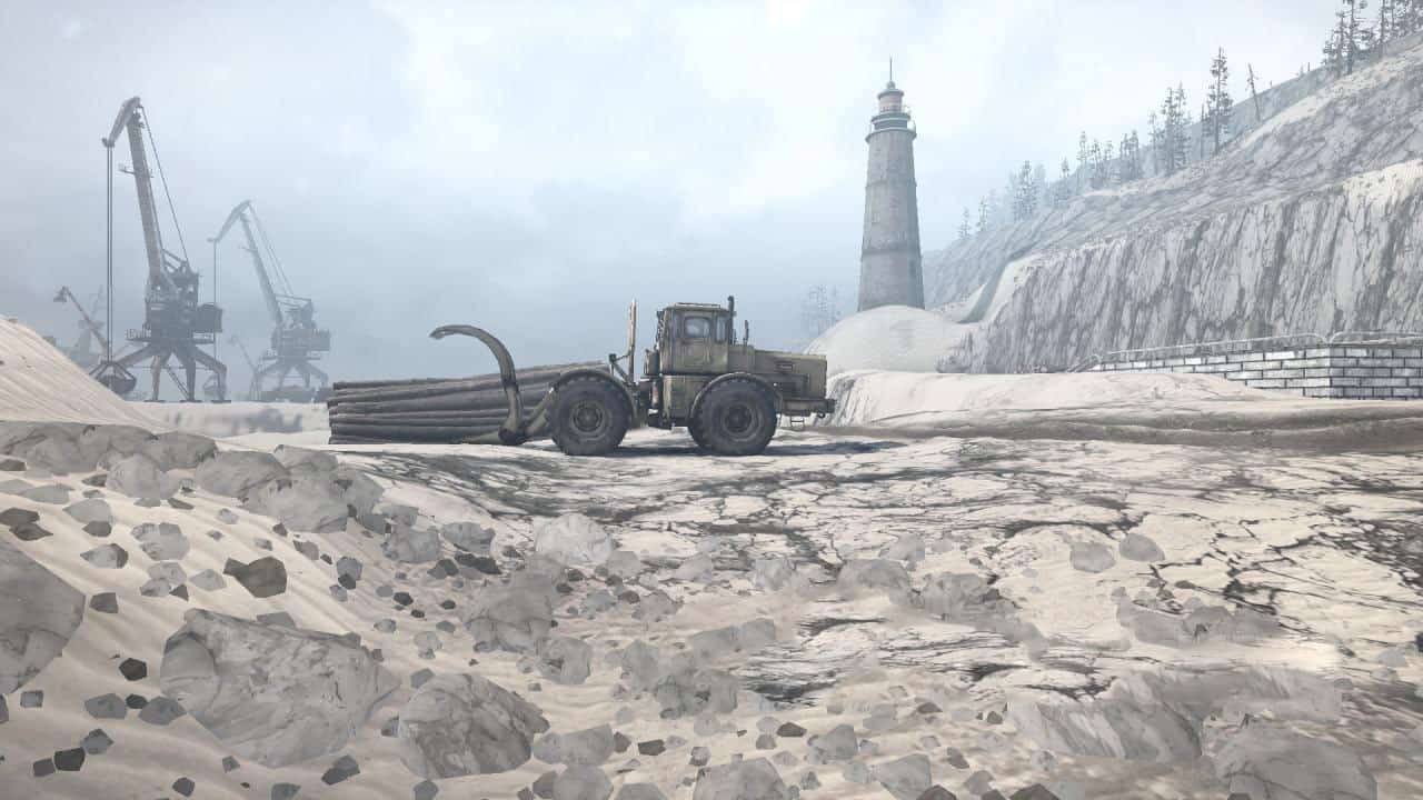 Spintires:Mudrunner - Podomo – Old Cargo Port Map V27.09.19