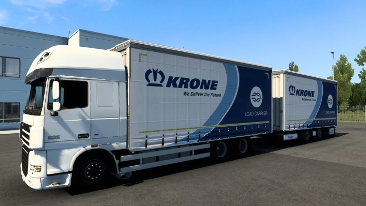 ETS2 - Tandem Krone Daf XF 105 (Vad&k) 1.40.3