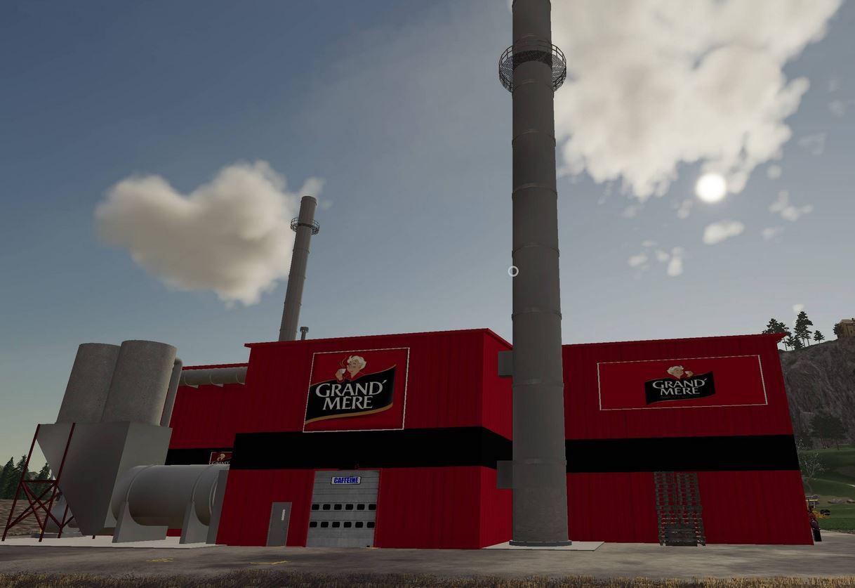 FS19 - Placeable Coffee Factory V1.0