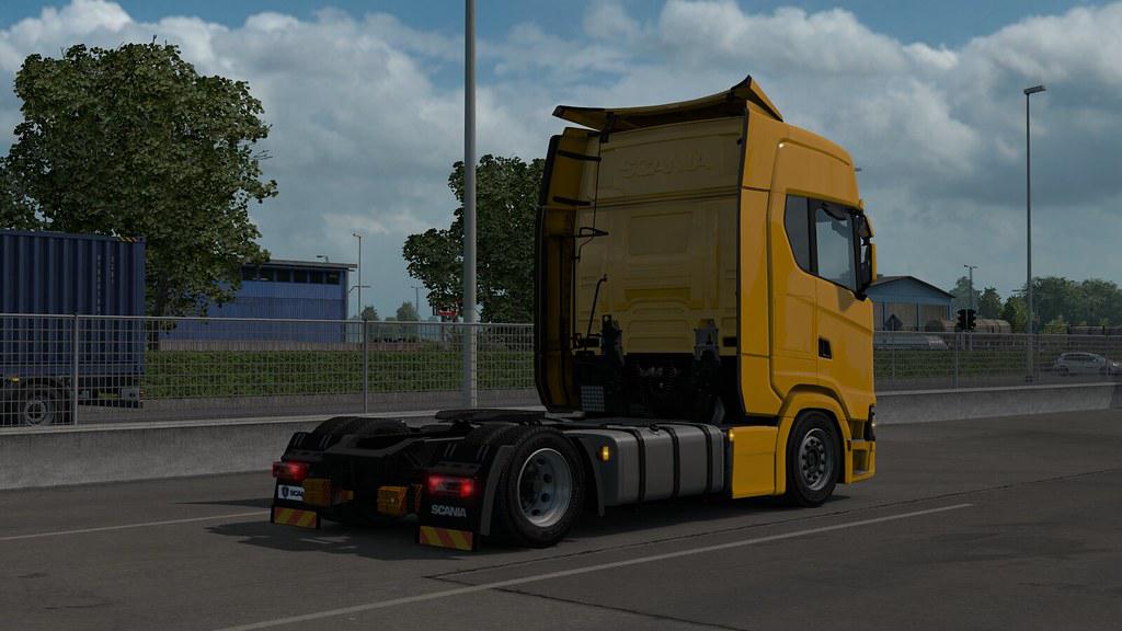 ETS2 - Low Deck Chassis Addon for Eugene Scania NG v1.2 (1.35.X)