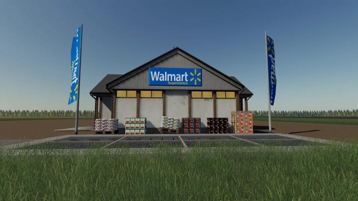 FS19 - Supermarket Walmart V1.0