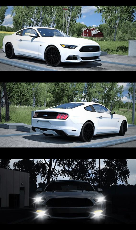 ETS2 - Ford Mustang Car Mod (1.35.X)