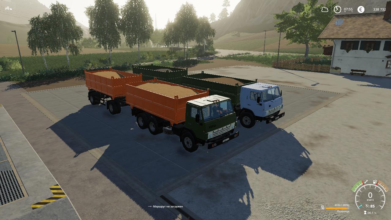 FS19 - Kamaz 55102 & NEFAZ 8560 V1.1