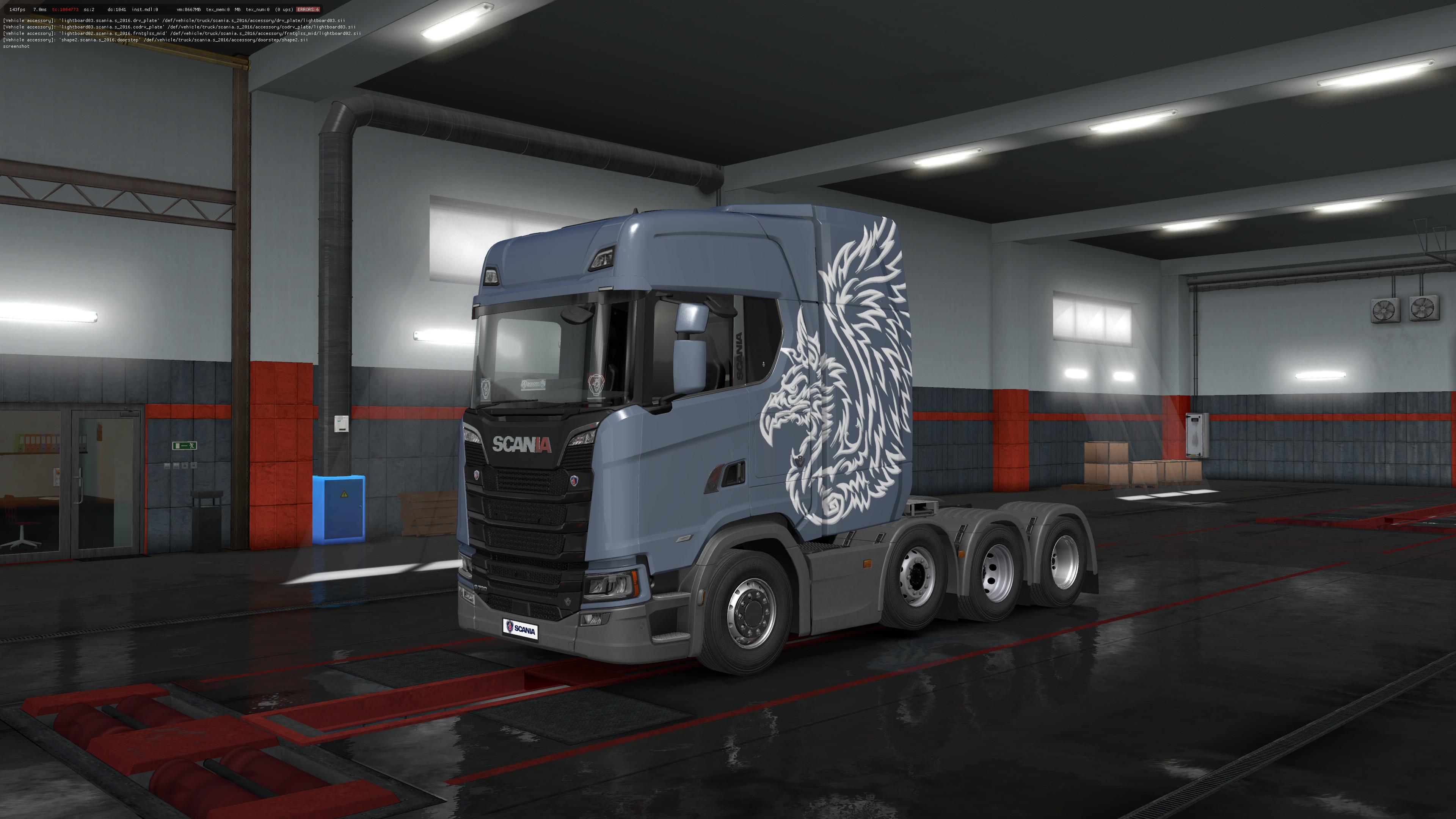 ETS2 - Next Generation Scania P G R S V2.1 Fixed (1.37.x)