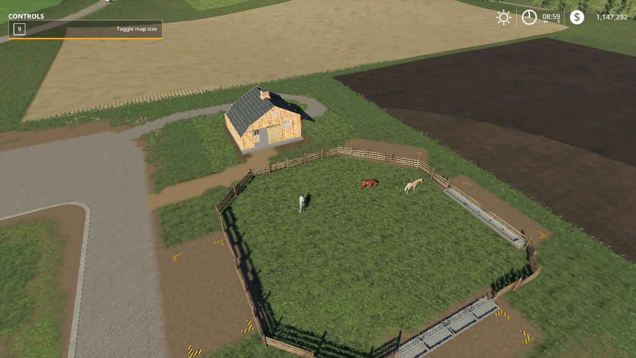 FS19 - Small Horse Barn and Paddock Beta