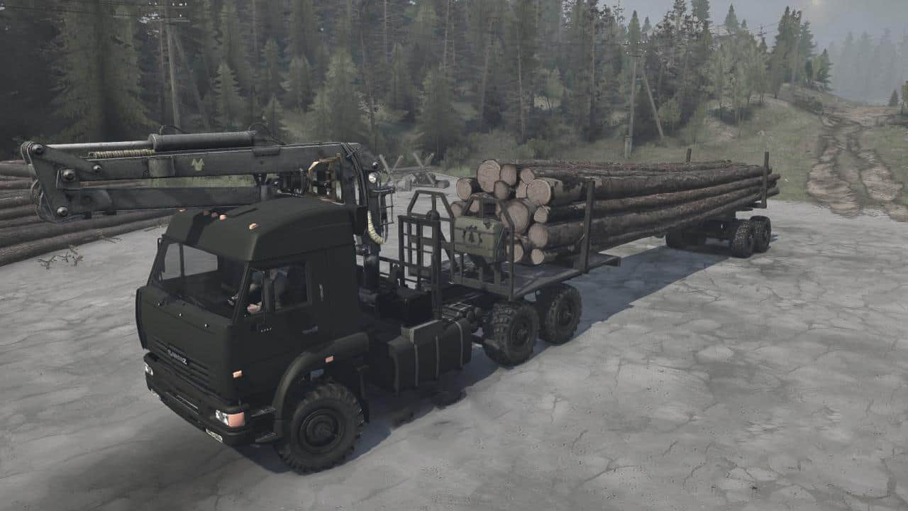 Spintires:Mudrunner - Kamaz Swap Truck V04.04.20