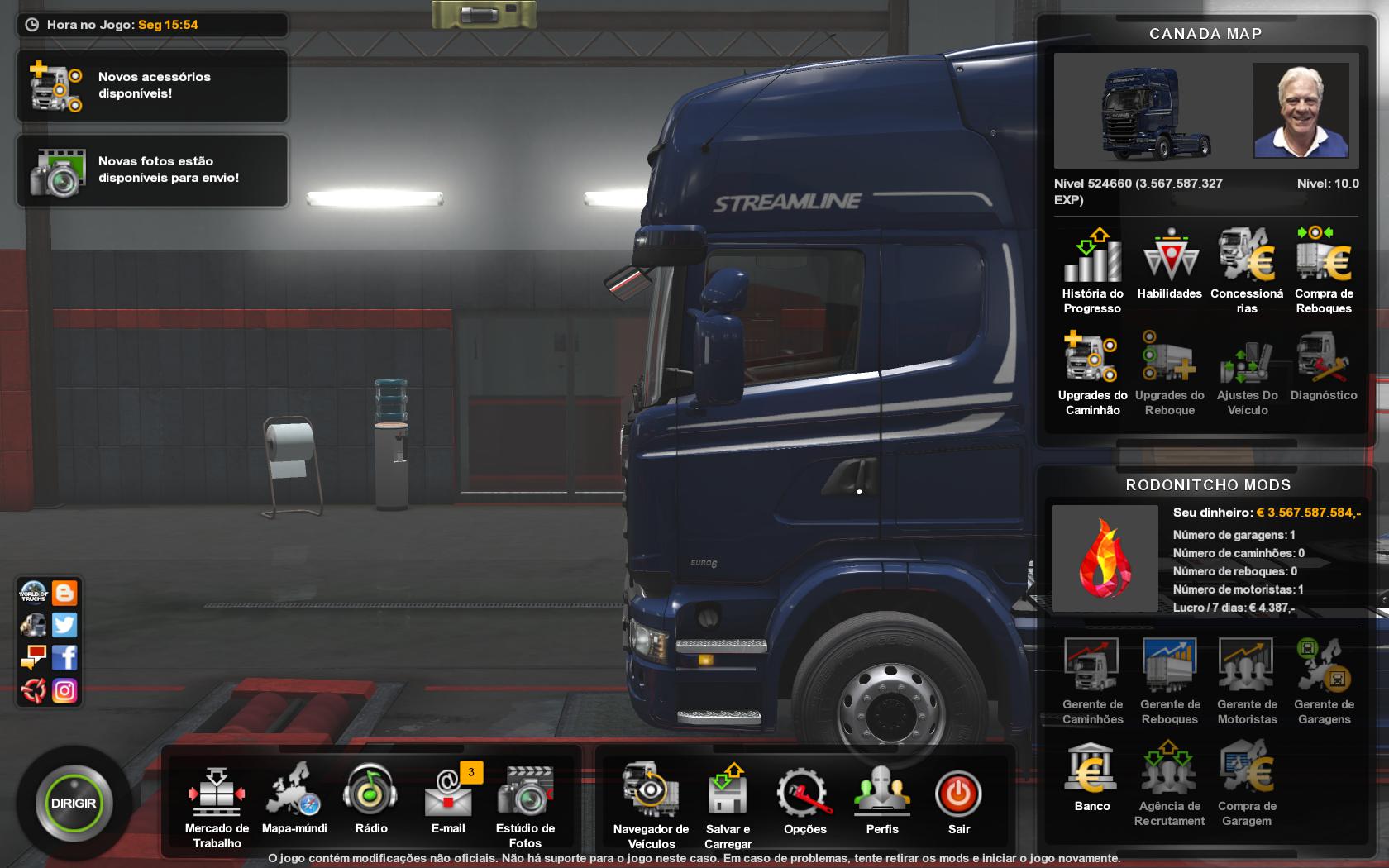 ETS2 - Canada Map Profile Mod (1.35.X)