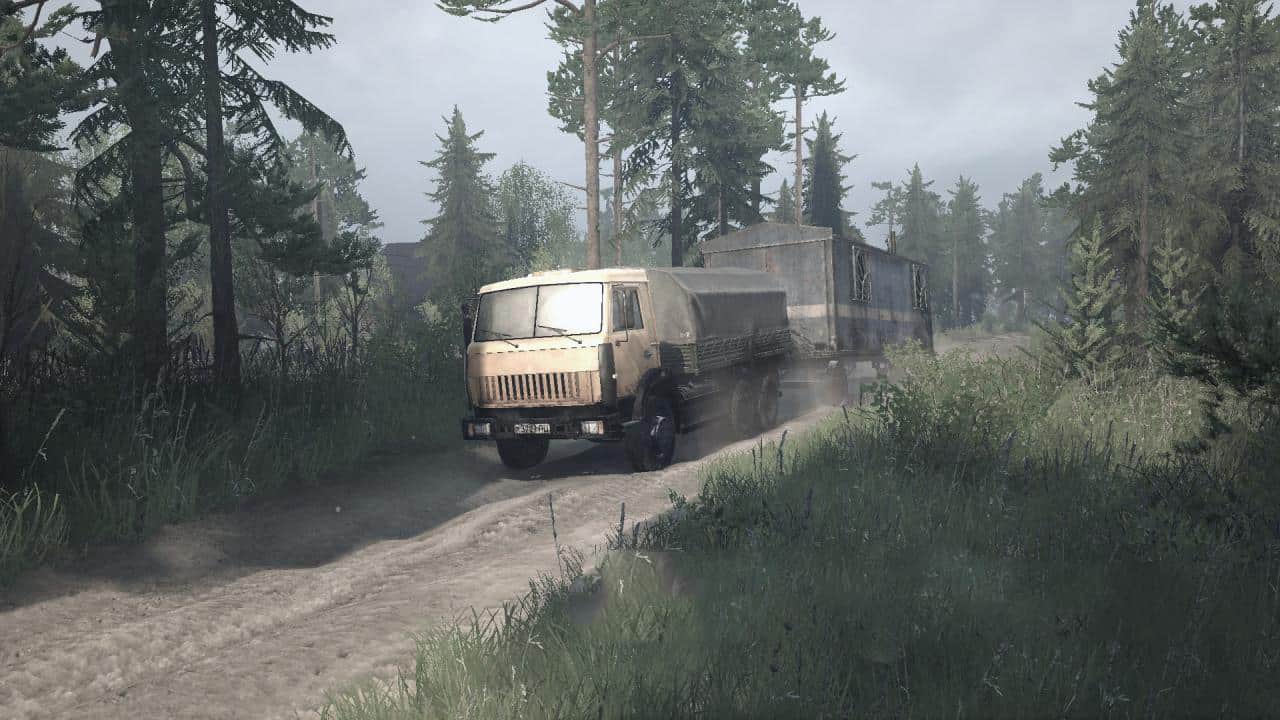 Spintires:Mudrunner - The Forest of Reserves Map V02.12.19