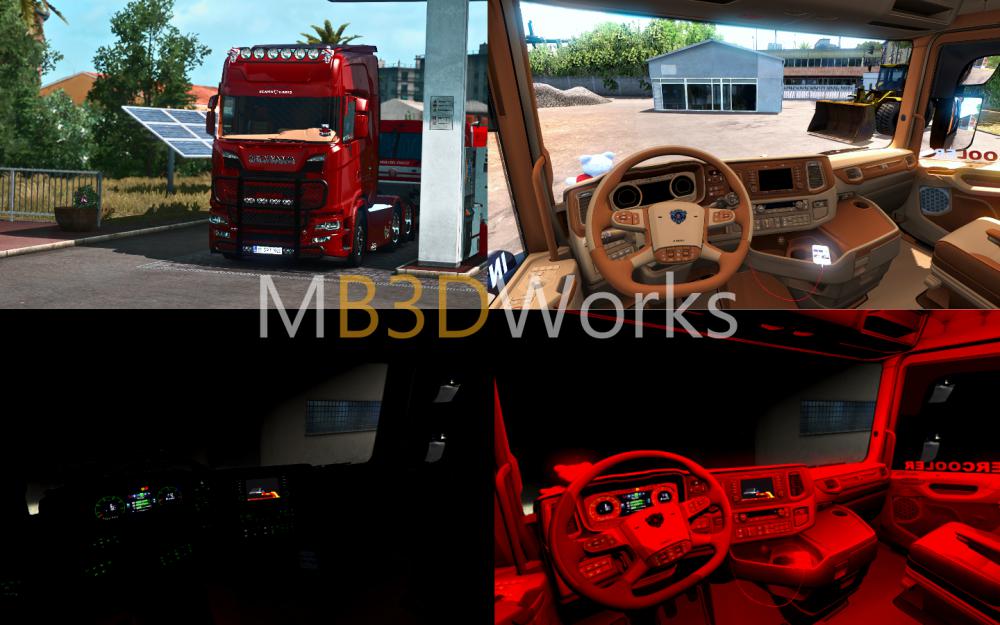 ETS2 - Scania S520 V8 Custom Truck V3.0 (1.37.x)