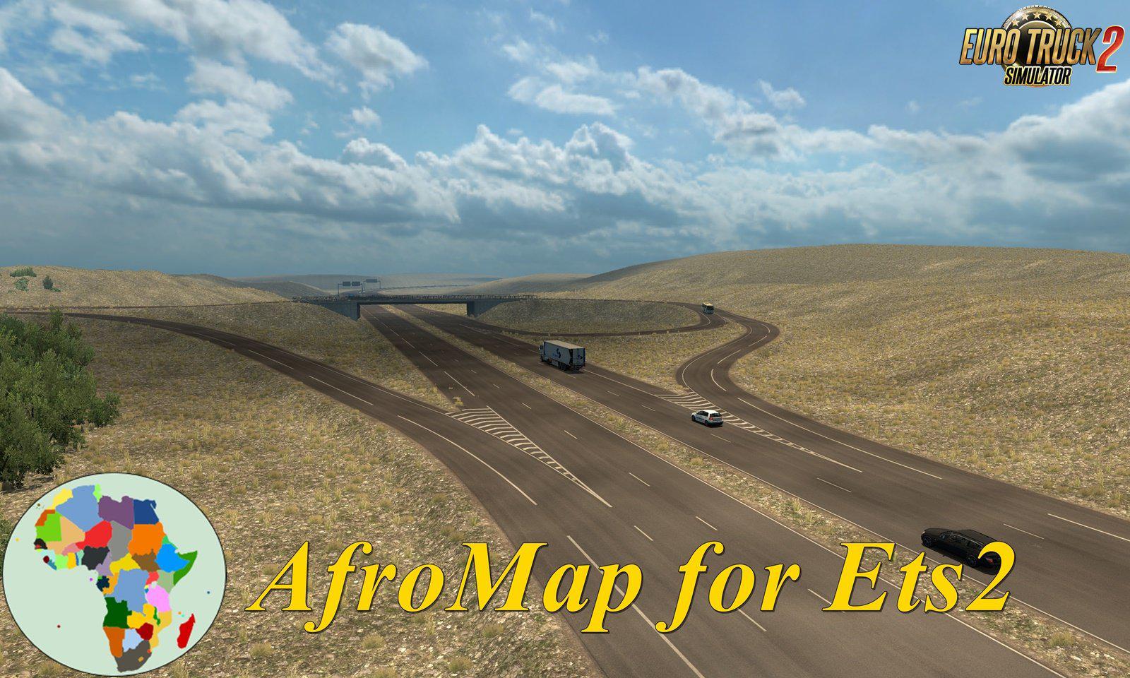 ETS2 - Afro Map V2.1 (1.37.x)