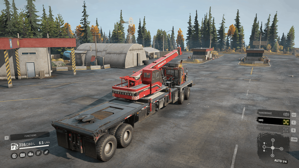 SnowRunner - TwinSteer with Crane and Saddle V1.0