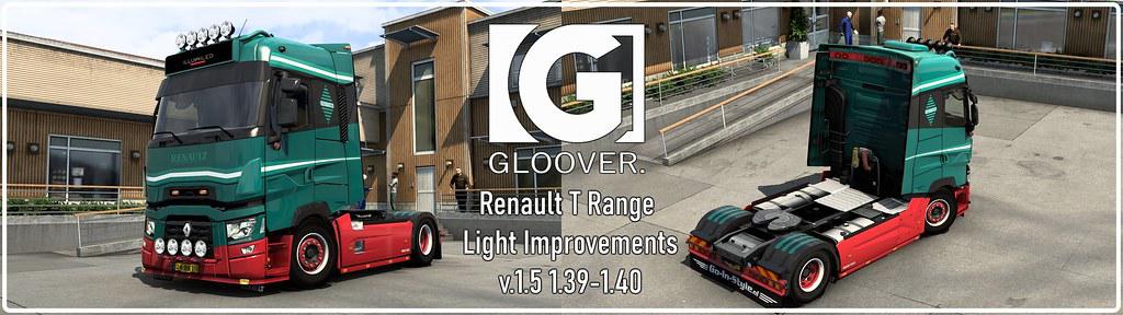 ETS2 - Renault T Light Improvements V1.5 (1.40.x)