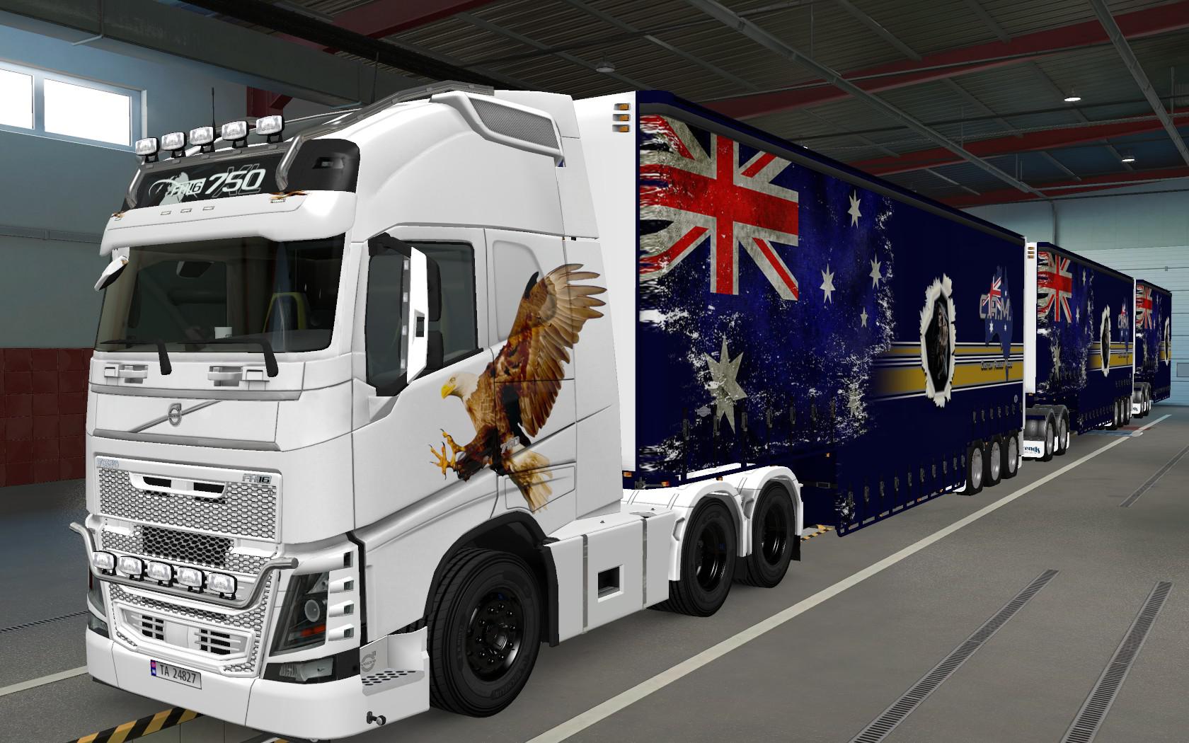 ETS2 - Volvo FH16 2012 Aguia Skin (1.37.x)