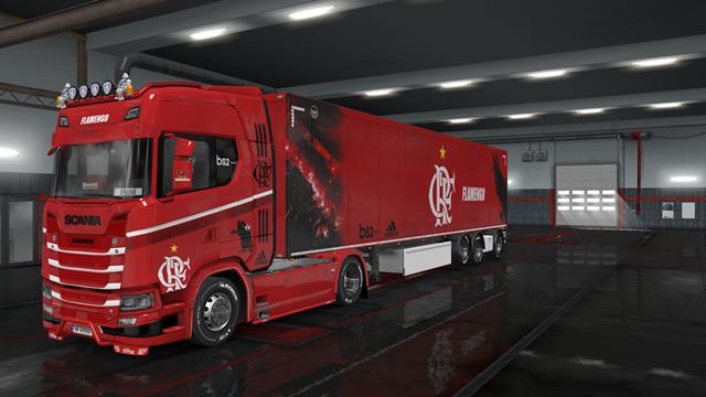 ETS2 - Clube de Regatas do Flamengo Skins V1.0 (1.35.x)