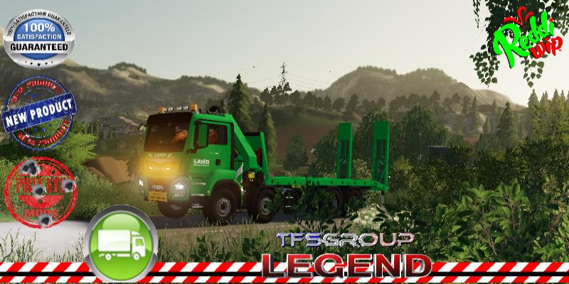 FS19 - Man 8x4 Rental Kran Laho V1.5