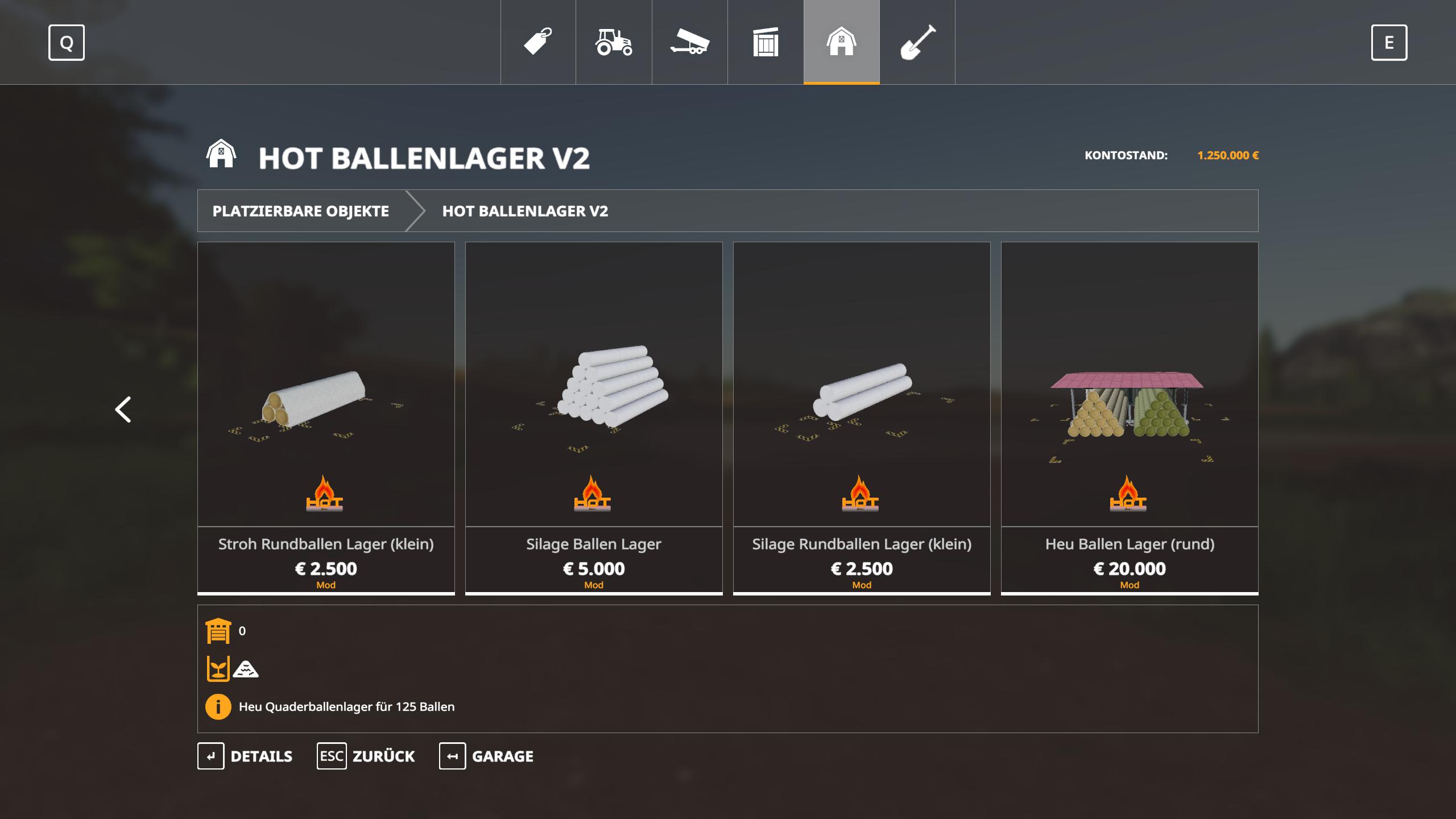 FS19 - HoT BallenLager V2.0.3