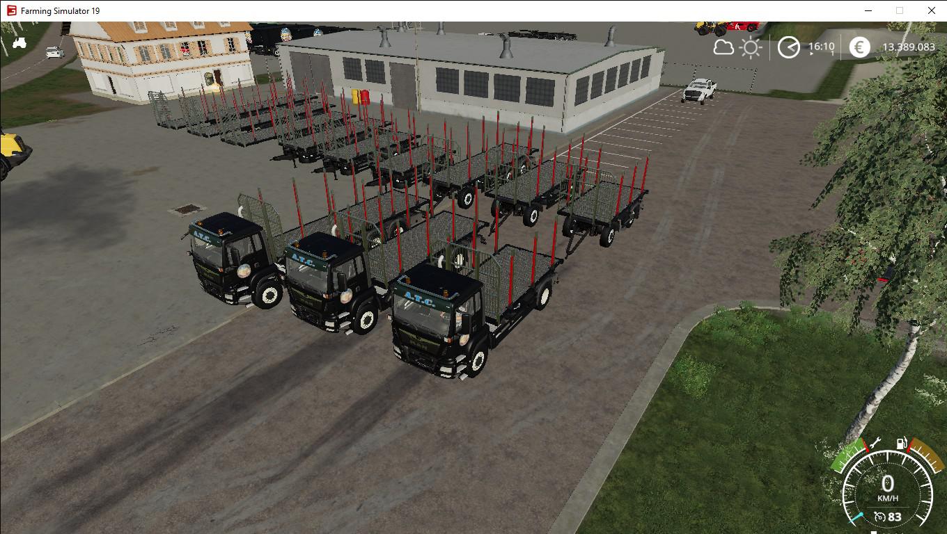 FS19 - ATC Timber Transportation Pack V1.0