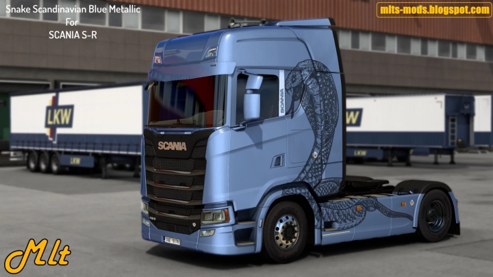 ETS2 - Snake Skin for Scania Next Gen S-R V0.1 (1.41.x)
