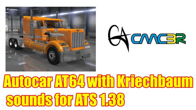 ATS - Autocar AT64 with Kriechbaum Sounds Mod (1.38.x)