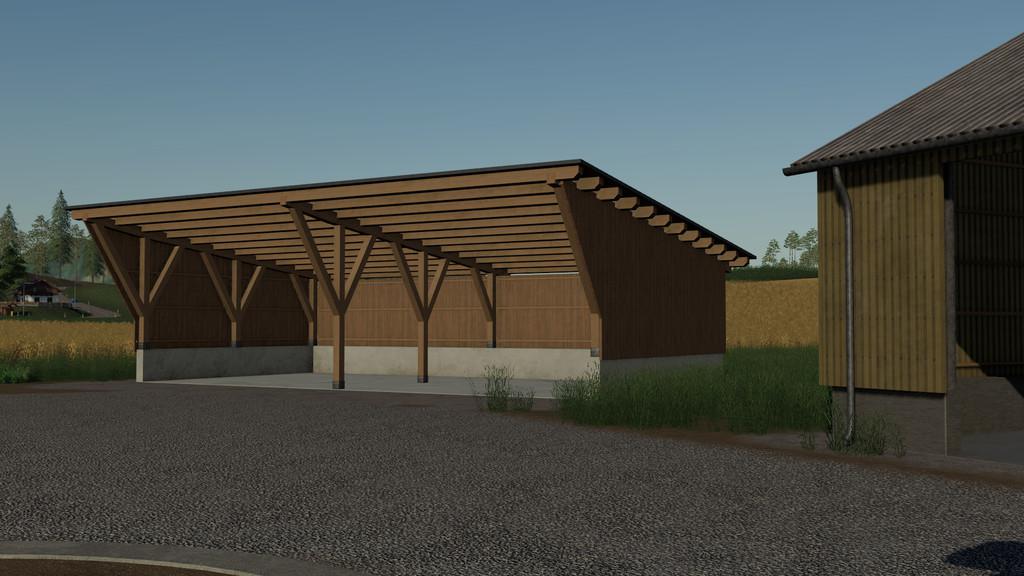 FS19 - Wooden Shelter v1.0