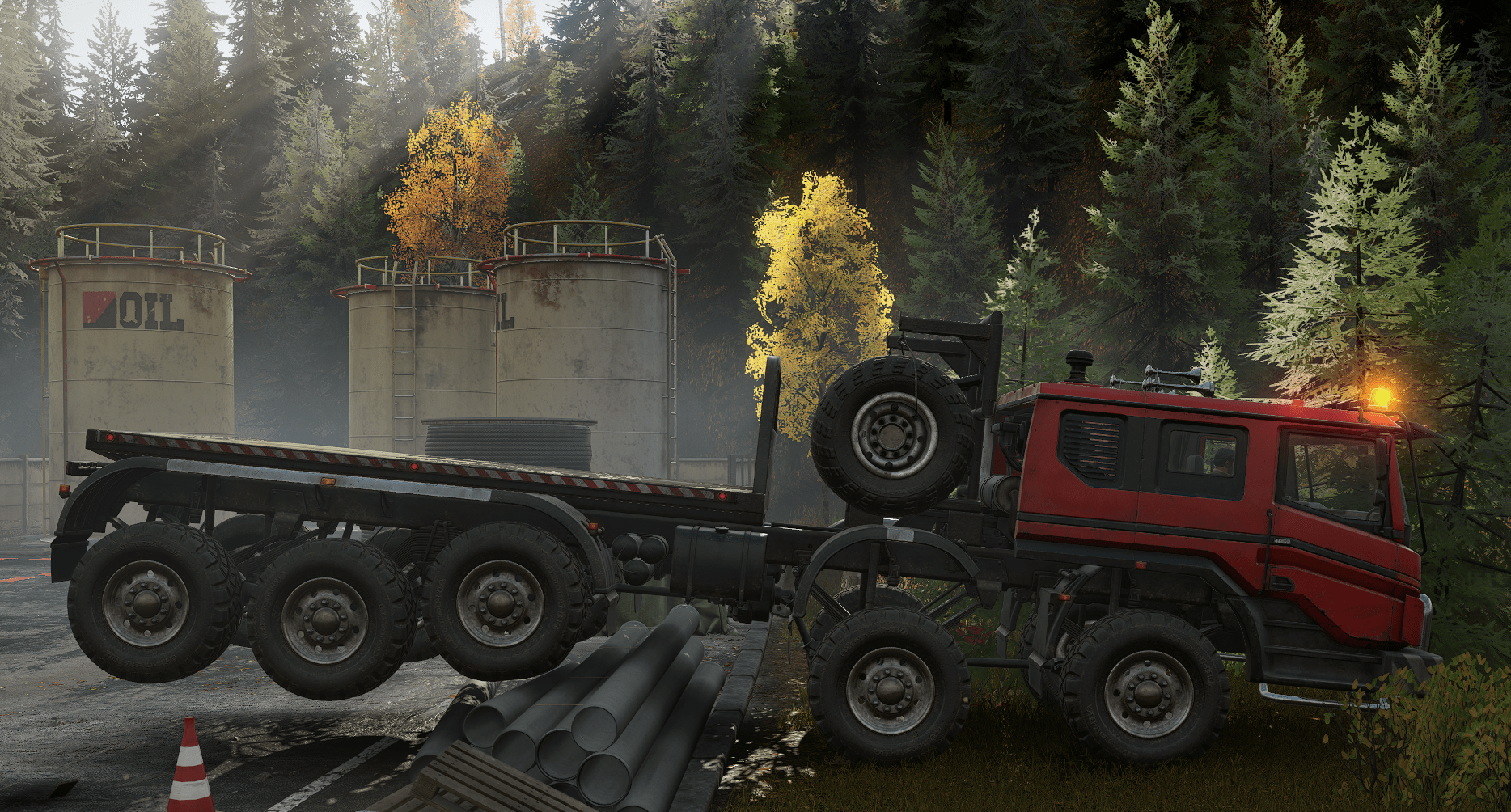 SnowRunner - Azov 73210 US Crane (Upgraded) and Suspension Lift V1.1.1