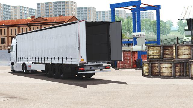 ETS2 - Back Doors Open Trailer (1.37.x)