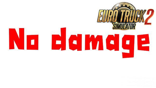ETS2 - No Damage Truck Mod for Offline and MP V5.0 (1.39.x)