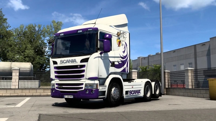 ETS2 - Paintable Griffin for Scania V2.0 (1.41.x)