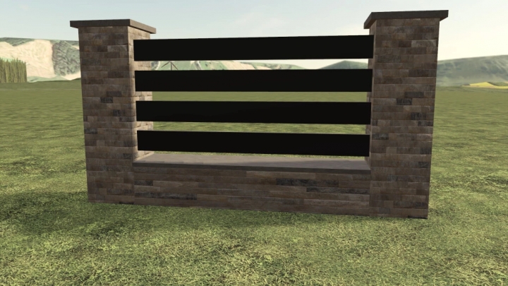 FS19 - Fence (Prefab) V1.0