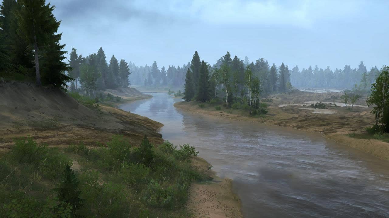 Spintires:Mudrunner - Mountain Skidding Map V24.06.20